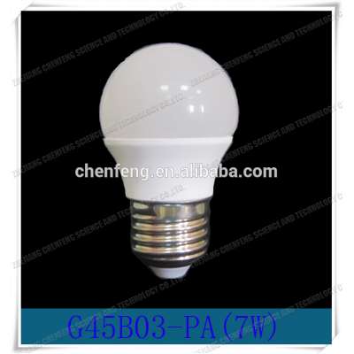 G45B03-PA(7W) E27 LED bulb light, cheap price